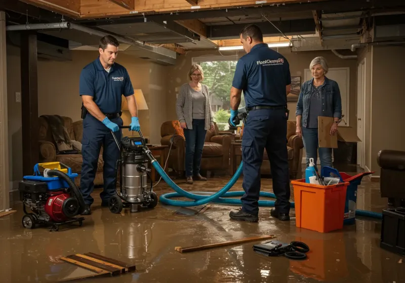 Basement Water Extraction and Removal Techniques process in Hamilton County, KS